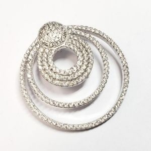 Silver CZ Pendant Only-FINAL PRICE